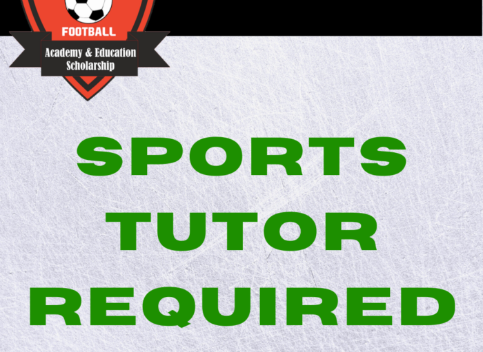 SPORTS TUTOR REQUIRED