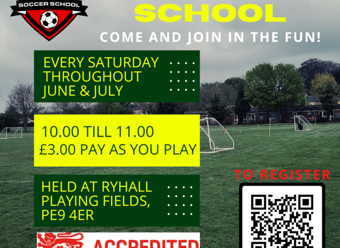 SATURDAY SOCCER SCHOOL IS BACK FOR 2024!